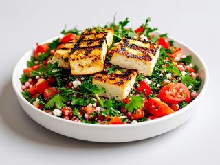 Sałatka tabbouleh z grillowanym