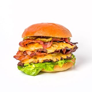 Classic double burger