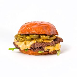 Jalapeno cheese double burger