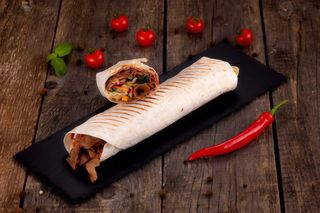 Tortilla z frytkami mała