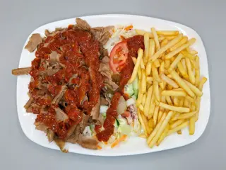 Kebab na talerzu