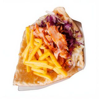 Kebab amerykański na grubym cieście