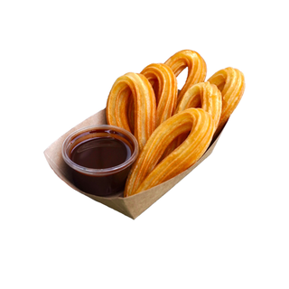 Churros z sosem czekoladowym 