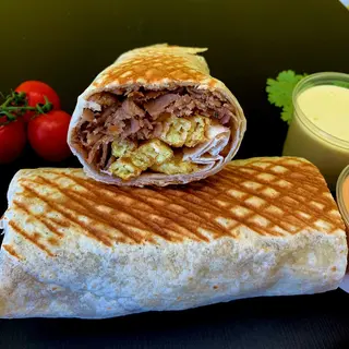 Tortilla z frytkami mega