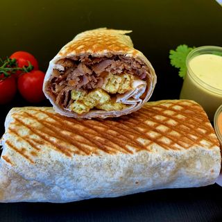 Tortilla z frytkami mega