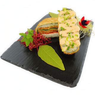 Sushi burger z tuńczykiem