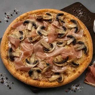 Pizza Prosciutto e Funghi 30cm