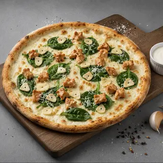 Pizza Pollo e Spinaci 40 cm