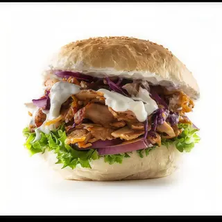Burger kebabów