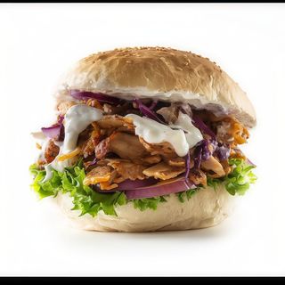 Burger kebabów