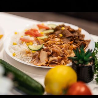 Małe Talerz z ryżem