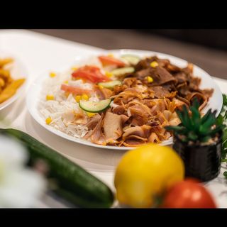 Duży Talerz z ryżem