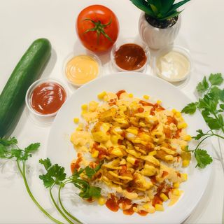 Duży Ranch Smażony Ryż