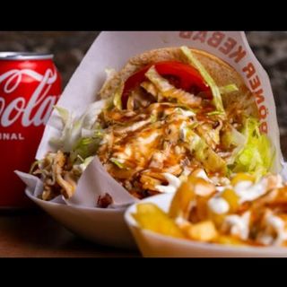 Bułka + frytki + coca-cola - combo pack