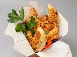 Średni box  z polędwiczkami