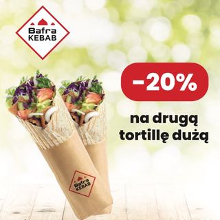 -20% na drugą dużą tortillę