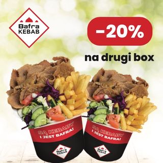-20% na drugi kebab box