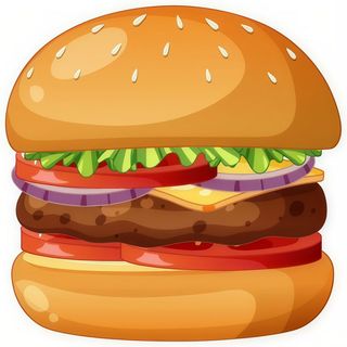 Hamburger Z Kurczakiem