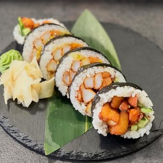 Futomaki kalmar+batat 6szt