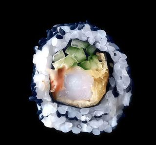 California krewetka w tempurze