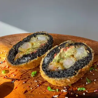 Black Burger Krewetka w Tempurze