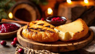 Oscypek z grilla z żurawiną