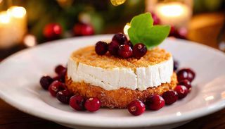 Camembert panierowany z żurawiną