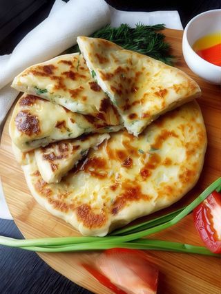 Chaczapuri ze szpinakiem