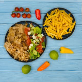 Mega Talerz Kebab 2x mięso