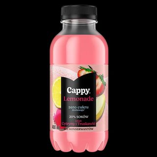 Cappy Lemonade Smak Cytryny i Truskawki 400ml