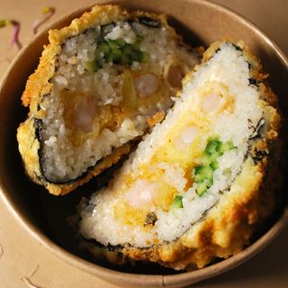 Sushi burger krewetka 