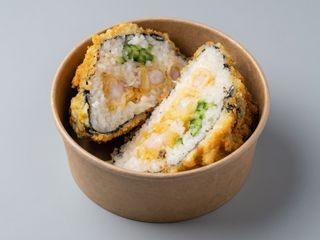 Sushi burger krewetka