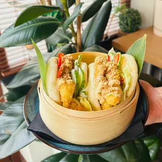 Bao z kalmarami w panko