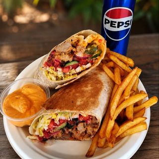 Zestaw z rollo kebab