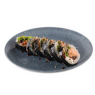 Futomaki pieczony łosoś teriyaki