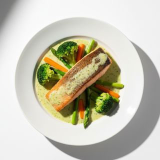 Łosoś z Ulicy łaziennej mokrej