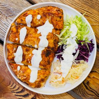 Mały Katmer Calzone z Kebabem