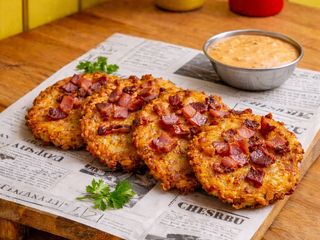Placki ziemniaczane z bekonem