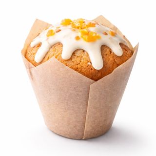 Muffinka z brzoskwinią