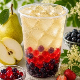 Lemoniada Bubble gruszka–bez 400 ml