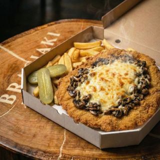 Schabowy z pieczarkami