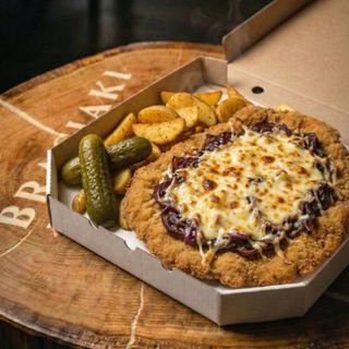 Schabowy z karmelizowaną cebulką