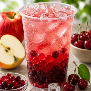 Lemoniada Bubble jabłko–wiśnia 400 ml