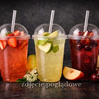 Lemoniada jabłko–truskawka 400 ml