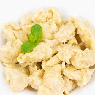 Kluski kładzione ze śmietaną