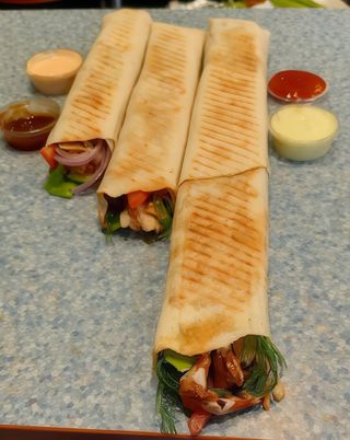 Tortilla kebab jalapeño