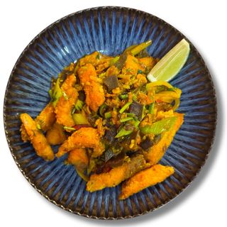 Łosoś smażony po azjatycku