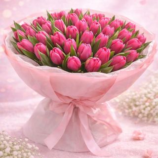 Bukiet z 51 tulipanów