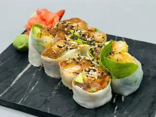 Sashimi Roll Shrimp - Salmon Tatar