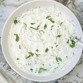 Cucumber raita